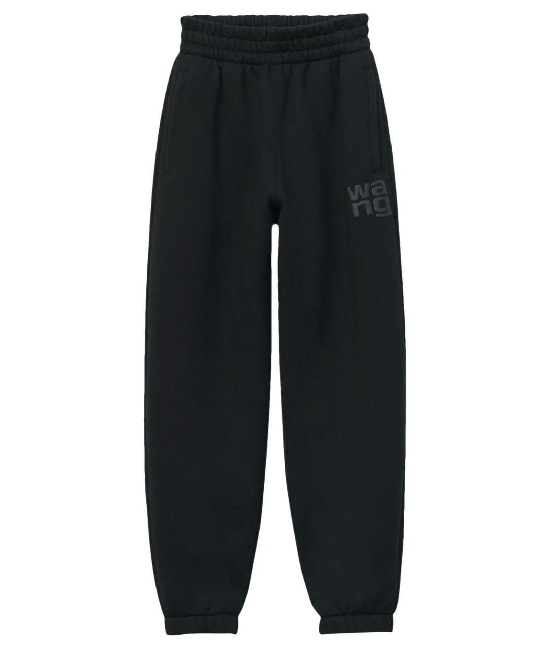 ALEXANDER WANG Черные хлопковые спортивные брюки и шорты, фото 9