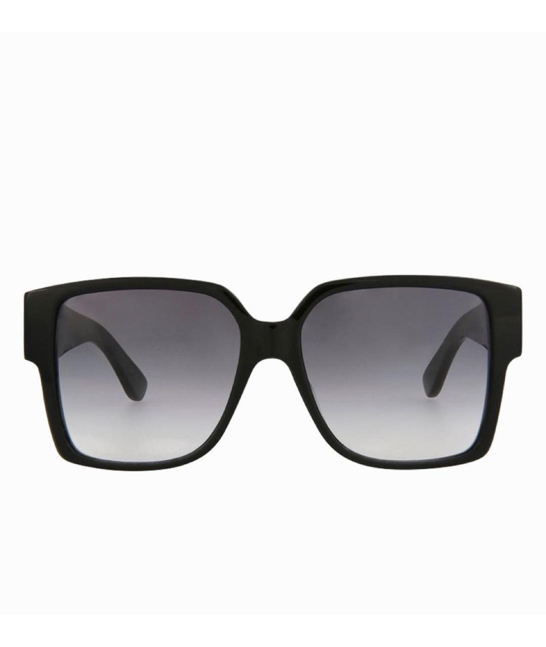 SAINT LAURENT Черные пластиковые солнцезащитные очки, фото 1
