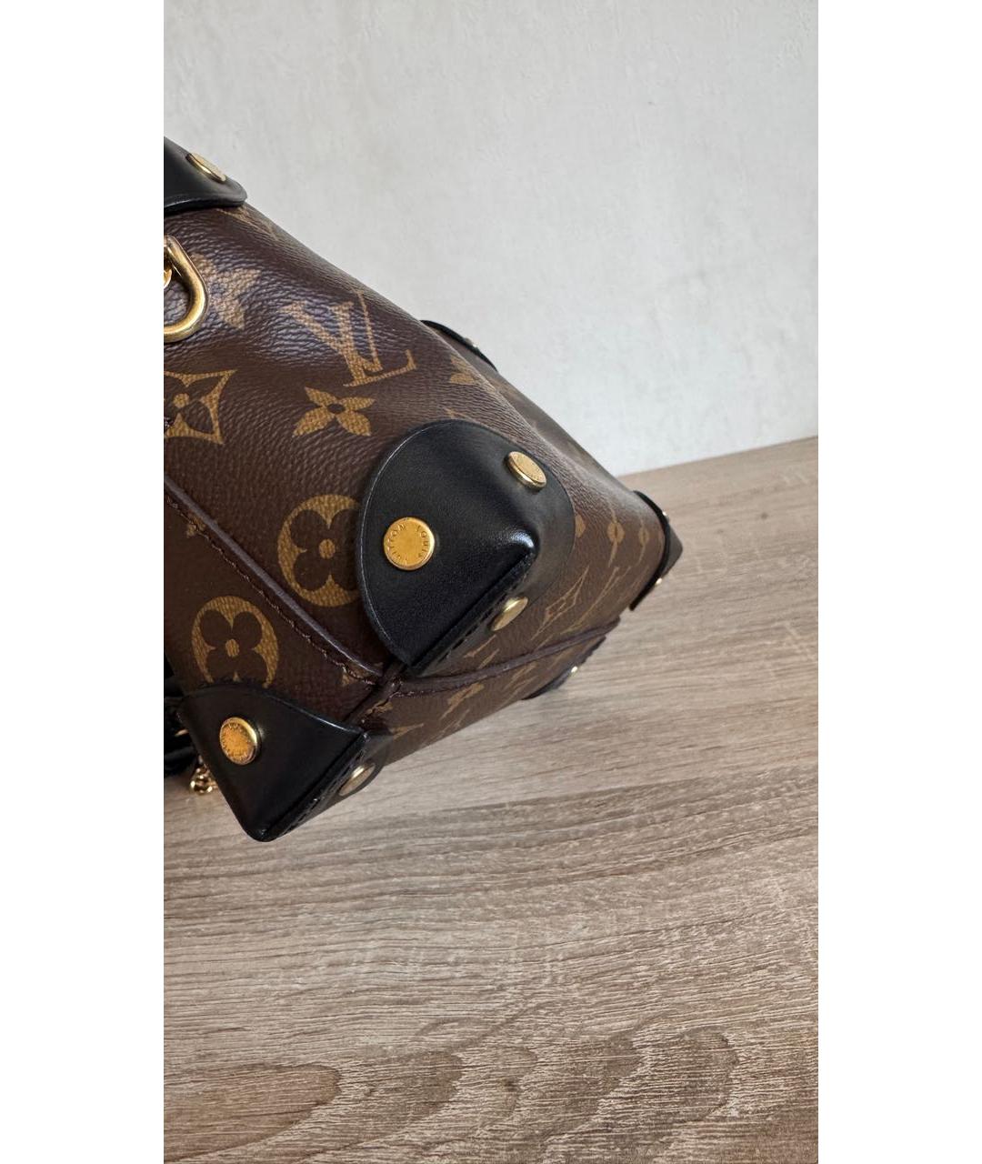 LOUIS VUITTON Коричневая сумка с короткими ручками, фото 6