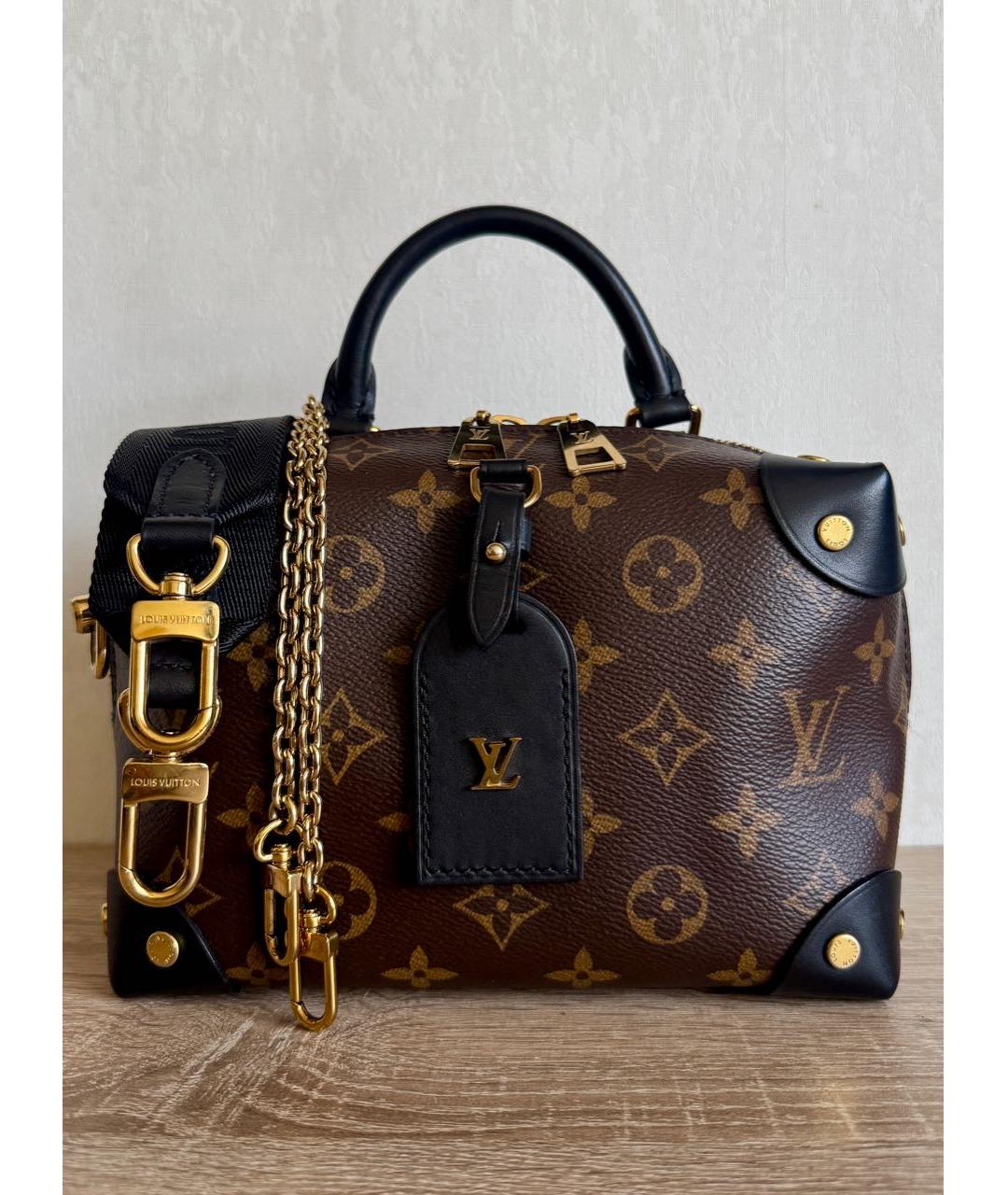 LOUIS VUITTON Коричневая сумка с короткими ручками, фото 9