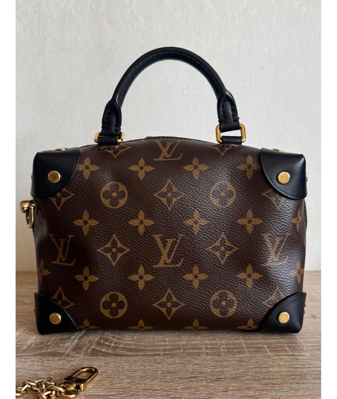 LOUIS VUITTON Коричневая сумка с короткими ручками, фото 2