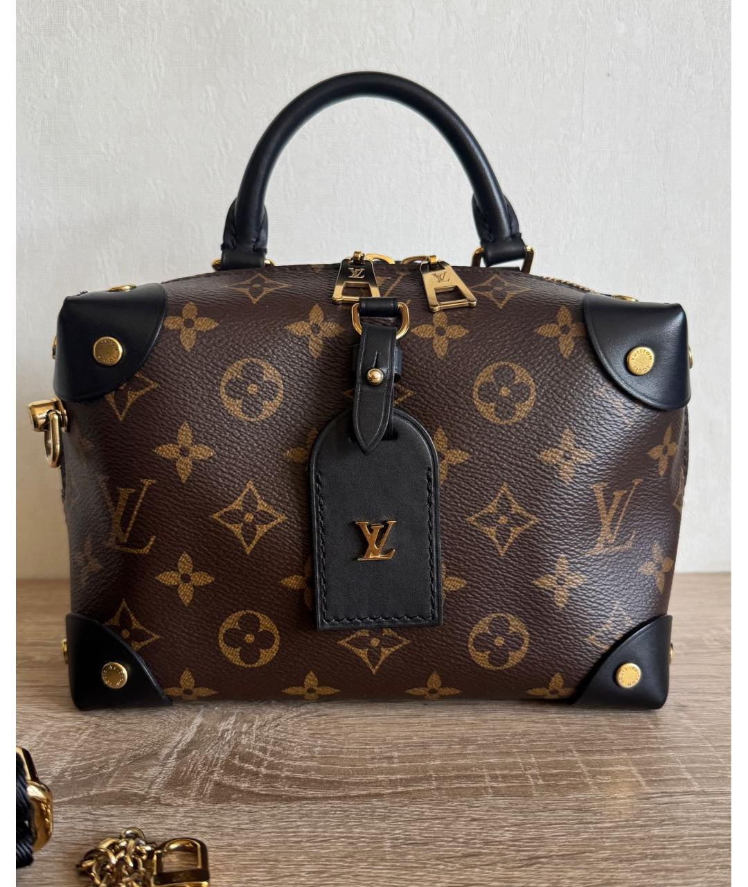 LOUIS VUITTON Коричневая сумка с короткими ручками, фото 8