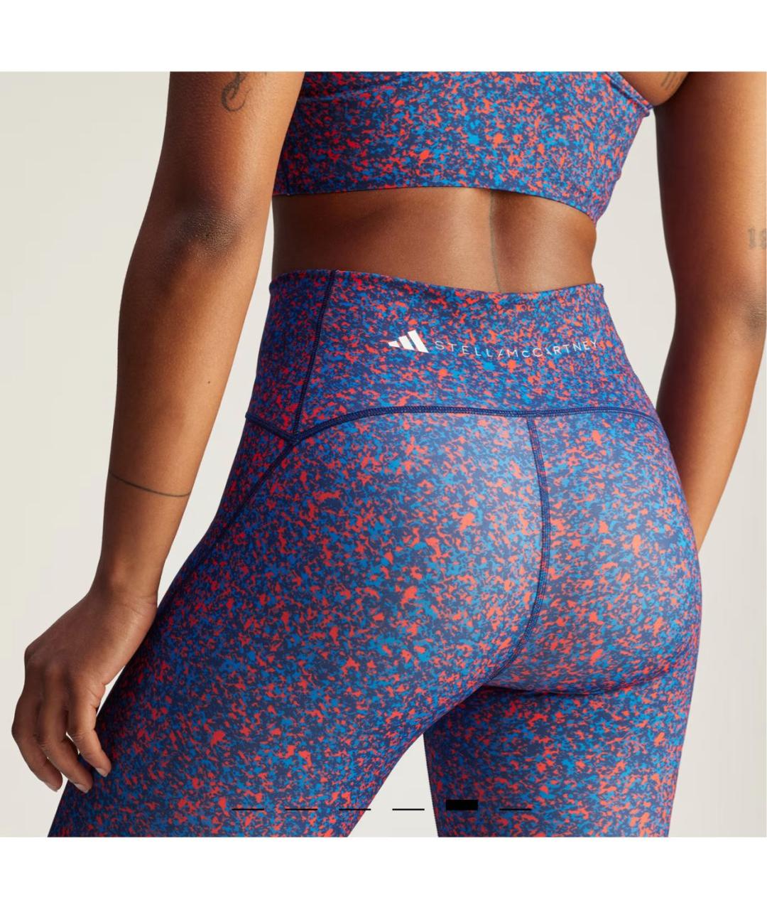 ADIDAS BY STELLA MCCARTNEY Фиолетовые полиамидовые спортивные брюки и шорты, фото 3