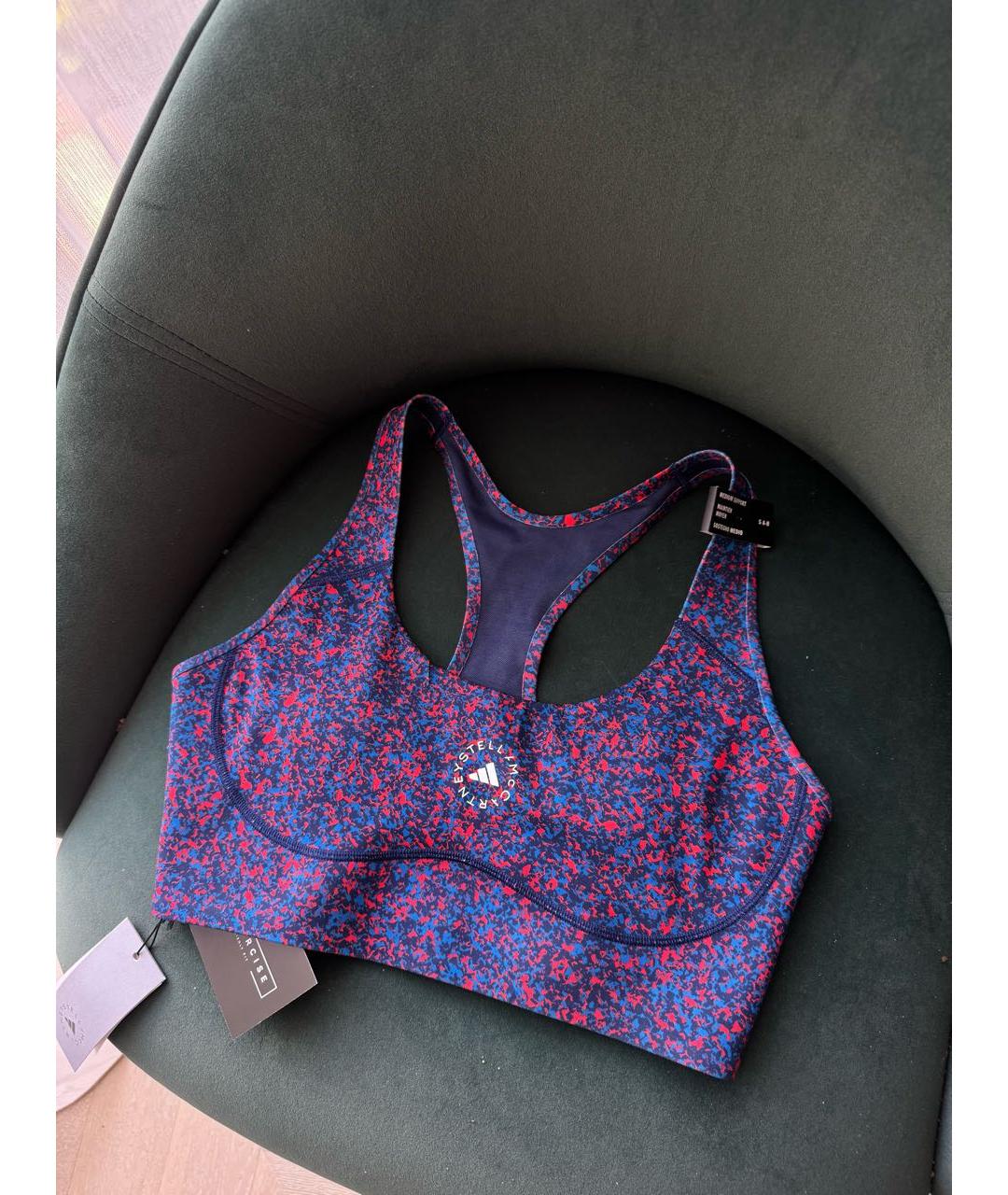 ADIDAS BY STELLA MCCARTNEY Фиолетовая майка, фото 4