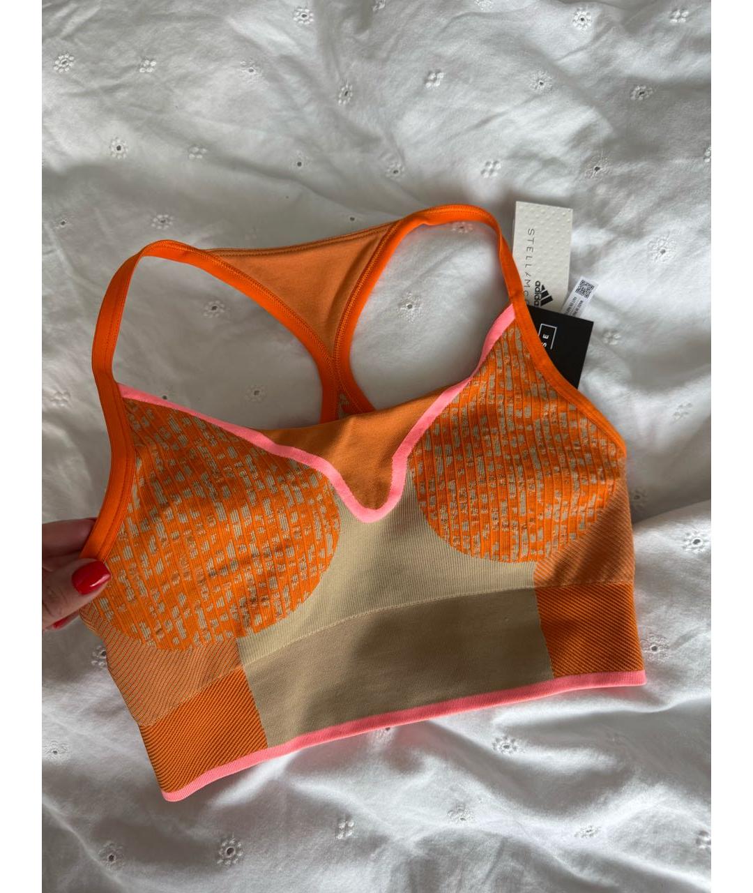 ADIDAS BY STELLA MCCARTNEY Оранжевый хлопко-эластановый спортивные костюмы, фото 5