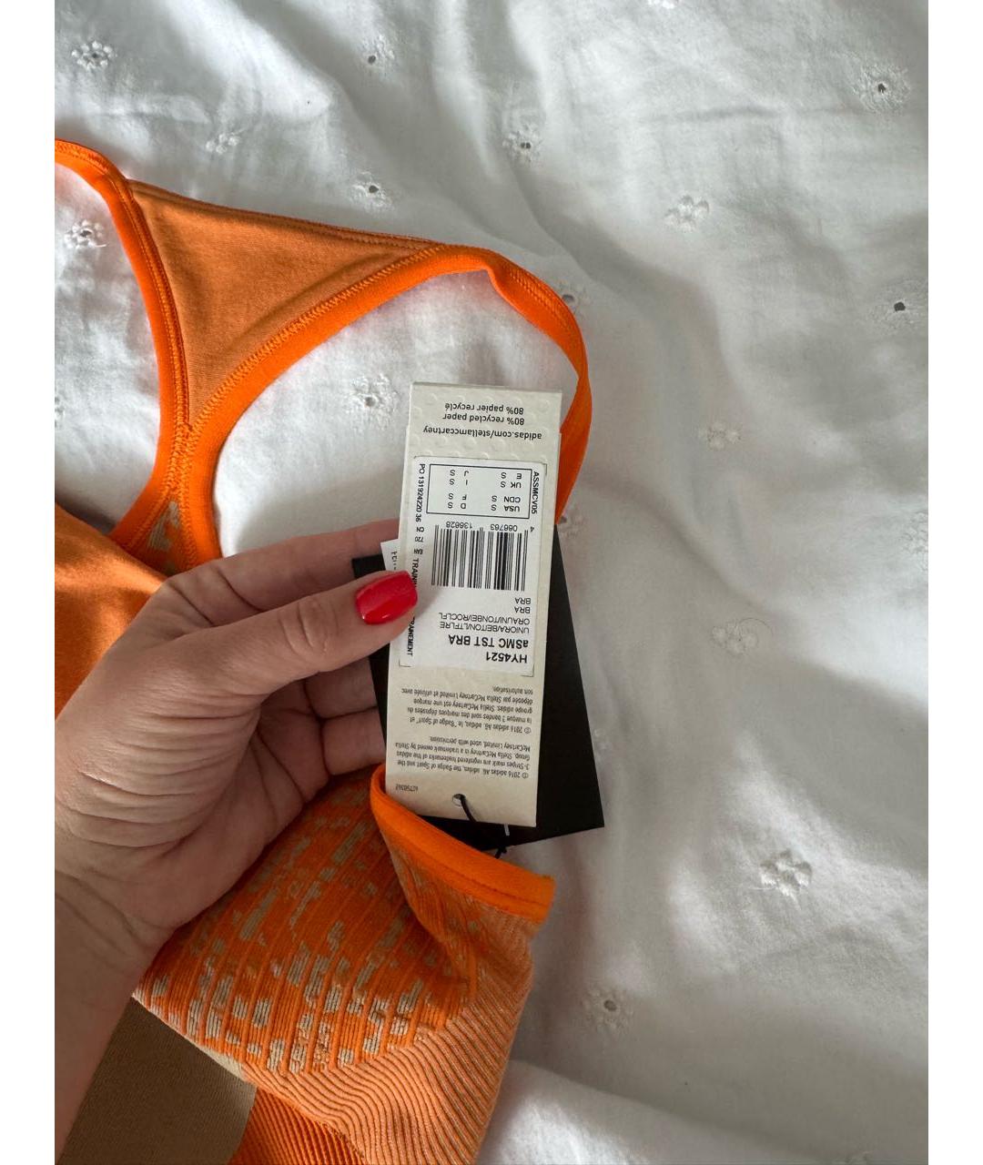 ADIDAS BY STELLA MCCARTNEY Оранжевый хлопко-эластановый спортивные костюмы, фото 2