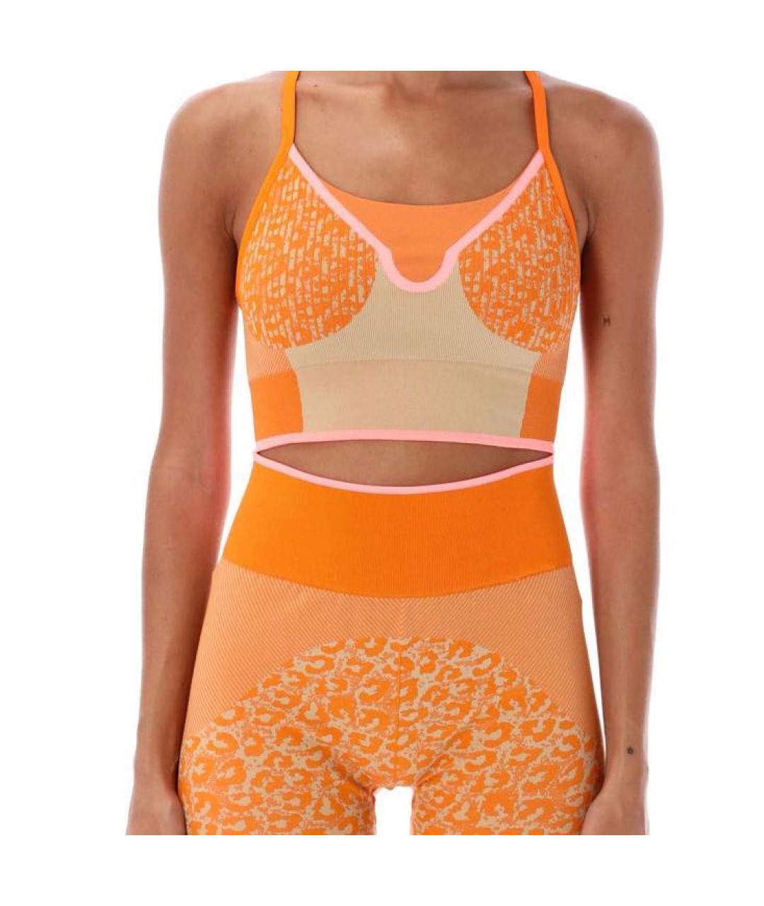 ADIDAS BY STELLA MCCARTNEY Оранжевый хлопко-эластановый спортивные костюмы, фото 4
