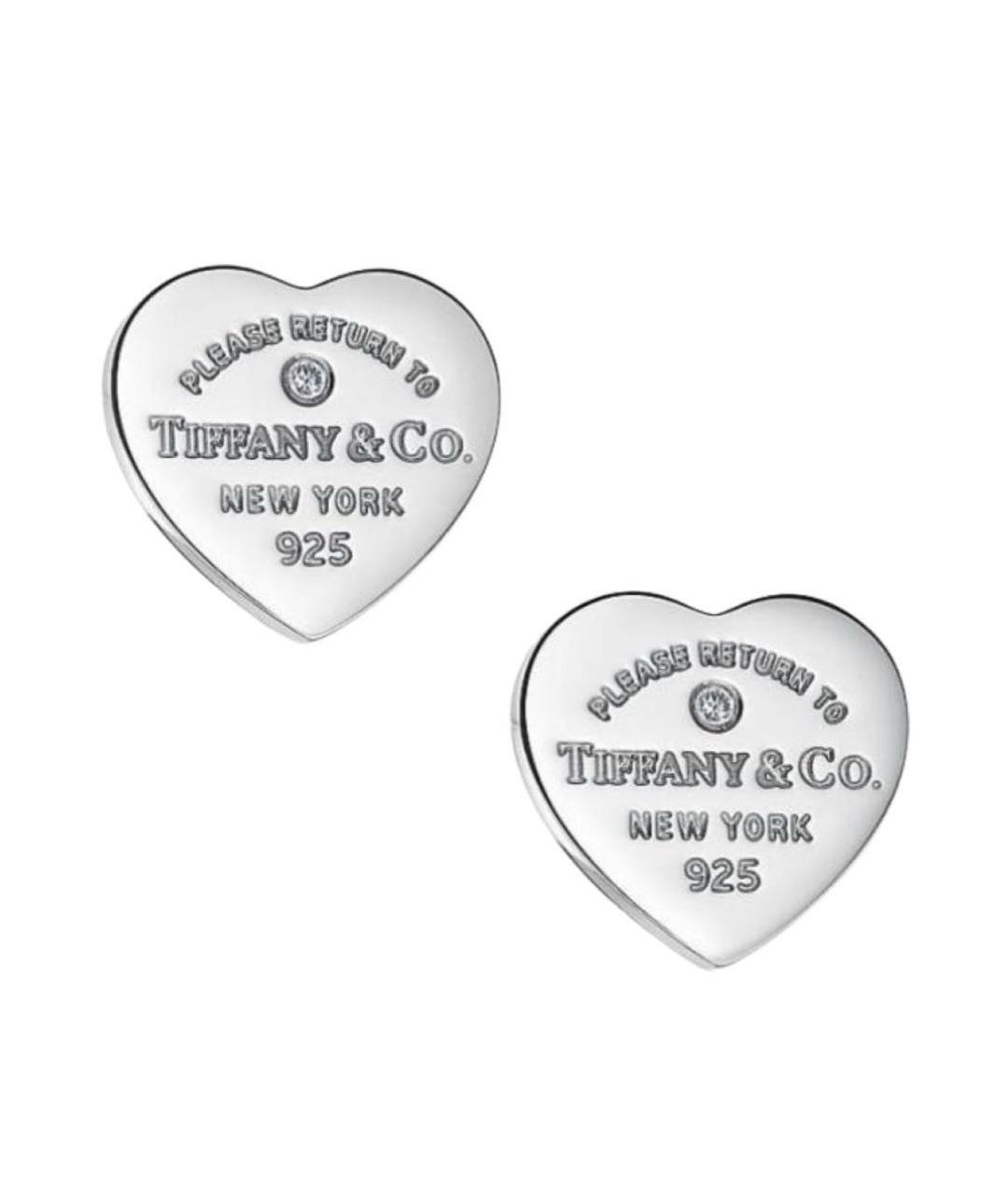 TIFFANY&CO Серебряные серьги, фото 1