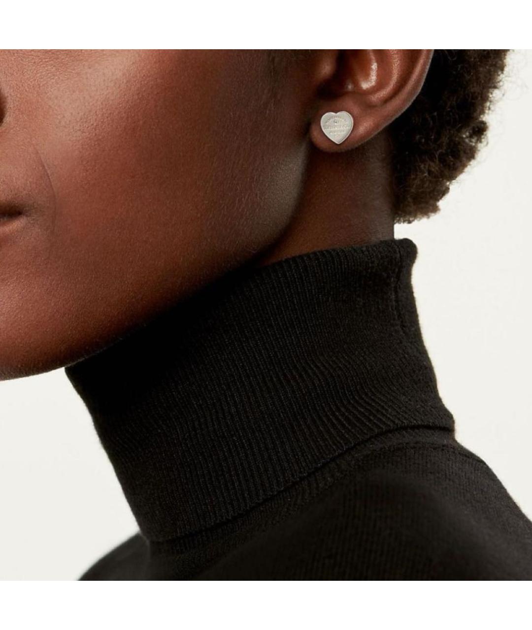 TIFFANY&CO Серебряные серьги, фото 5