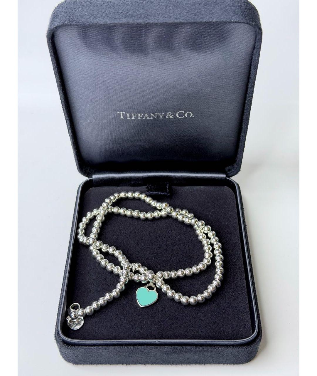 TIFFANY&CO Серебряное серебряное колье, фото 4