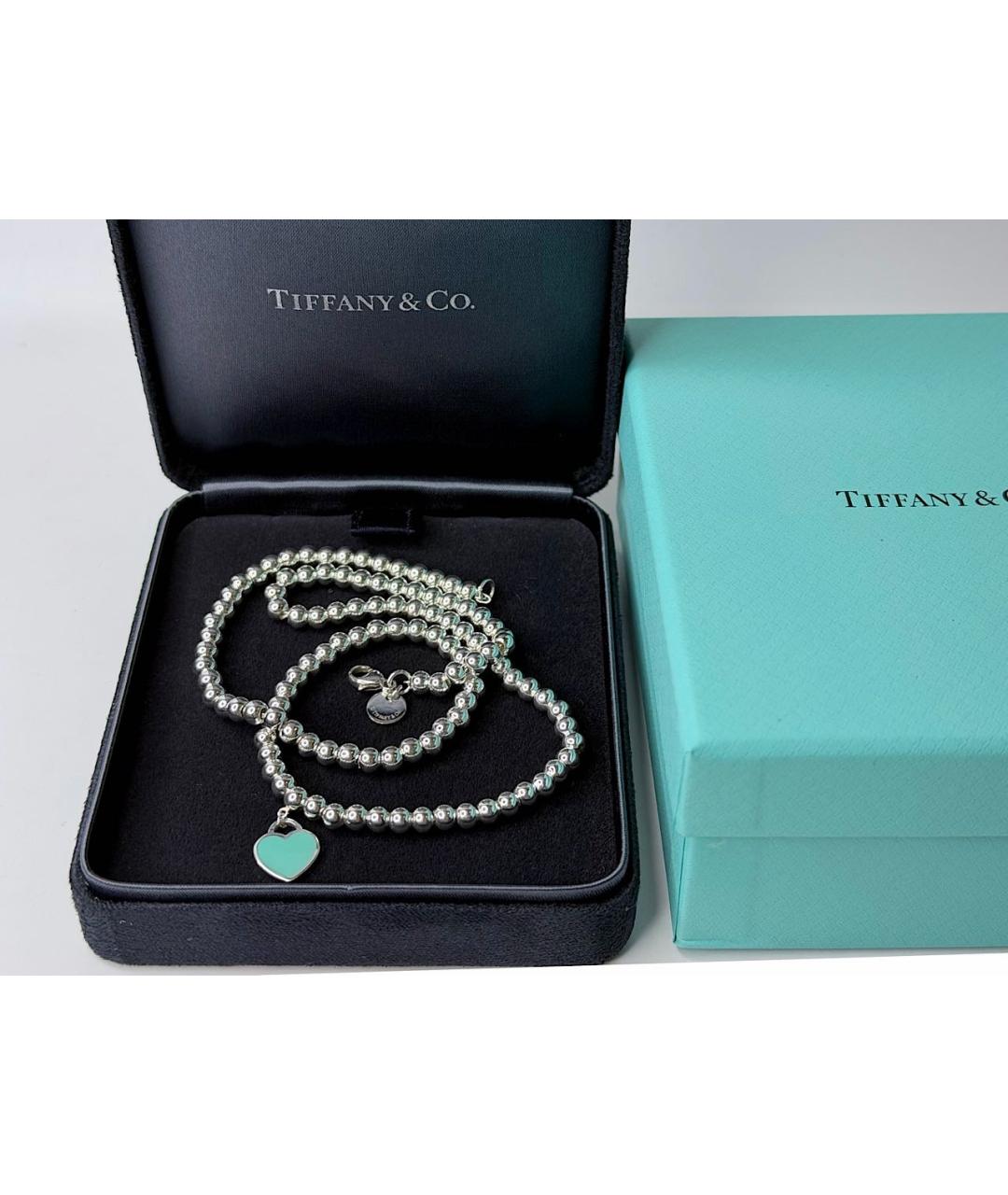 TIFFANY&CO Серебряное серебряное колье, фото 3