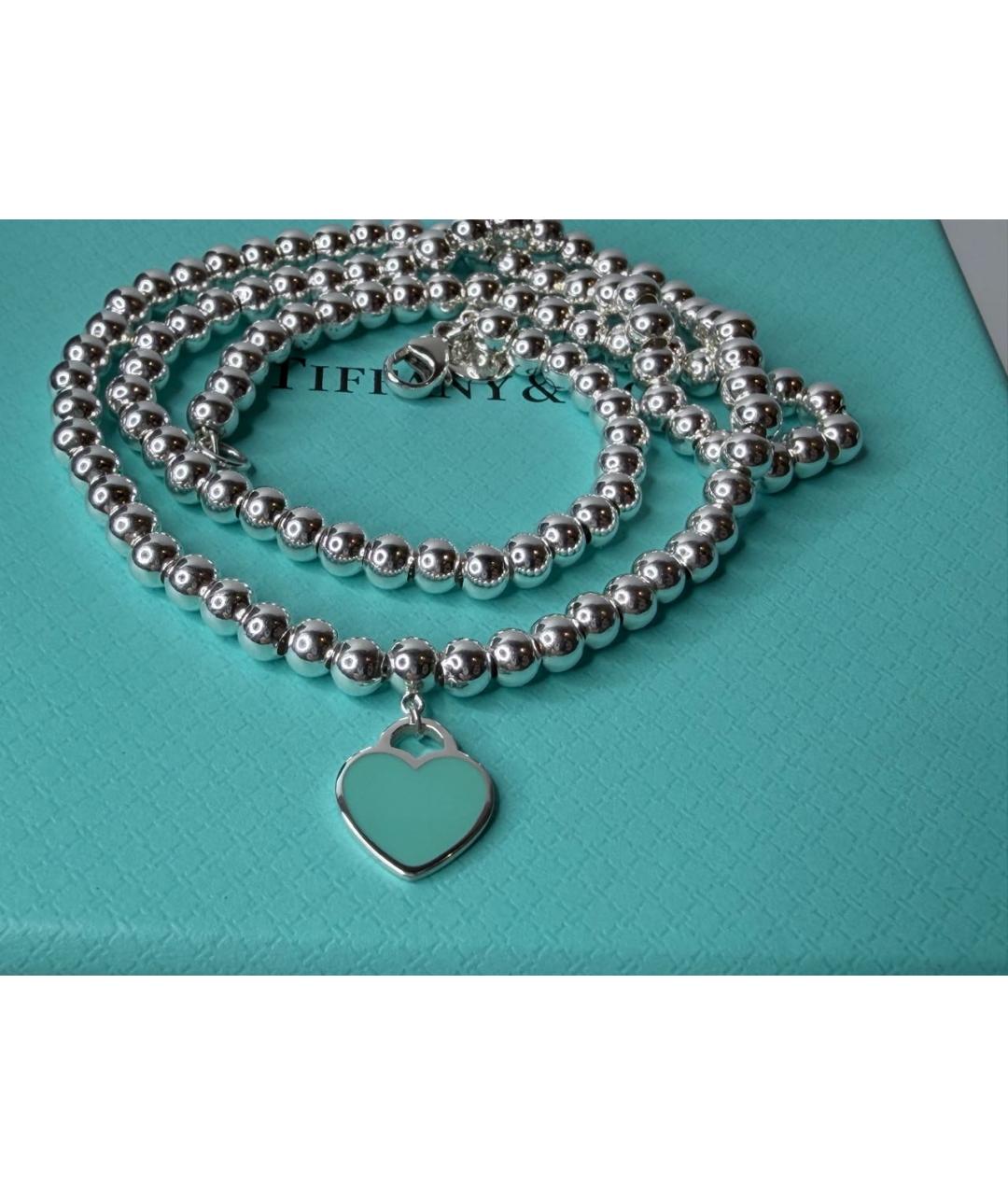 TIFFANY&CO Серебряное серебряное колье, фото 8