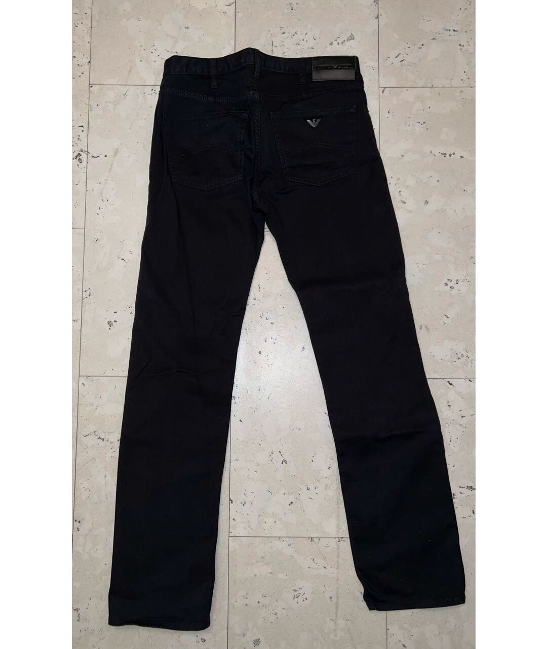 EMPORIO ARMANI Черные хлопковые детские джинсы, фото 2