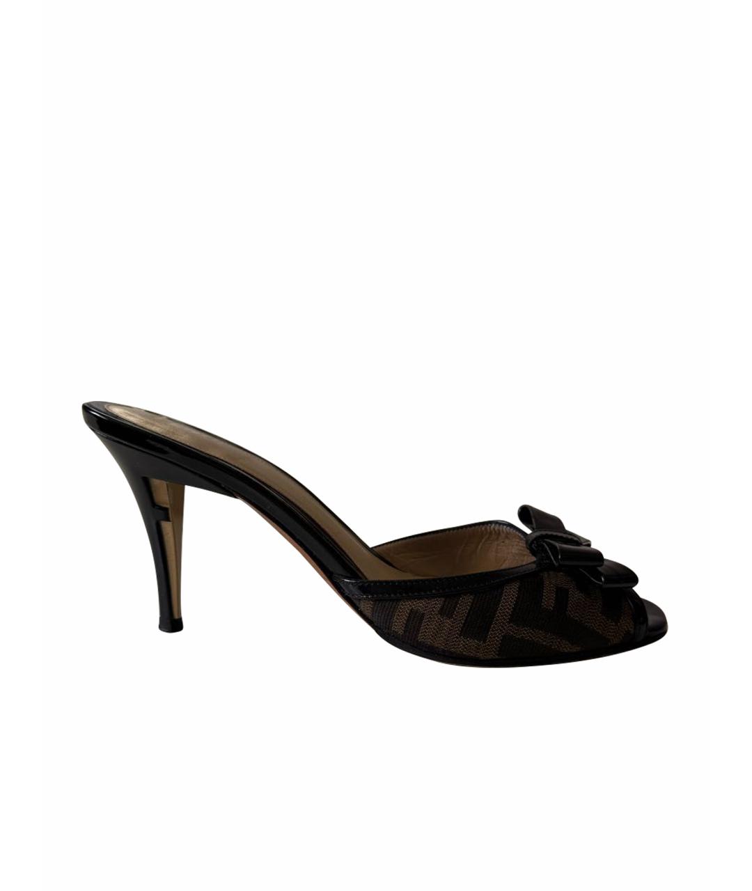 FENDI Босоножки из лакированной кожи, фото 1
