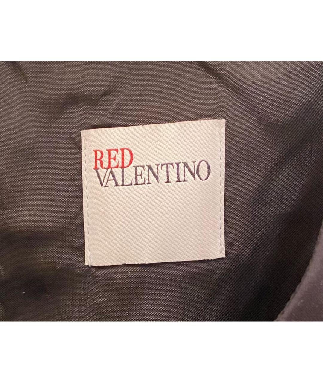 RED VALENTINO Черное вечернее платье, фото 4
