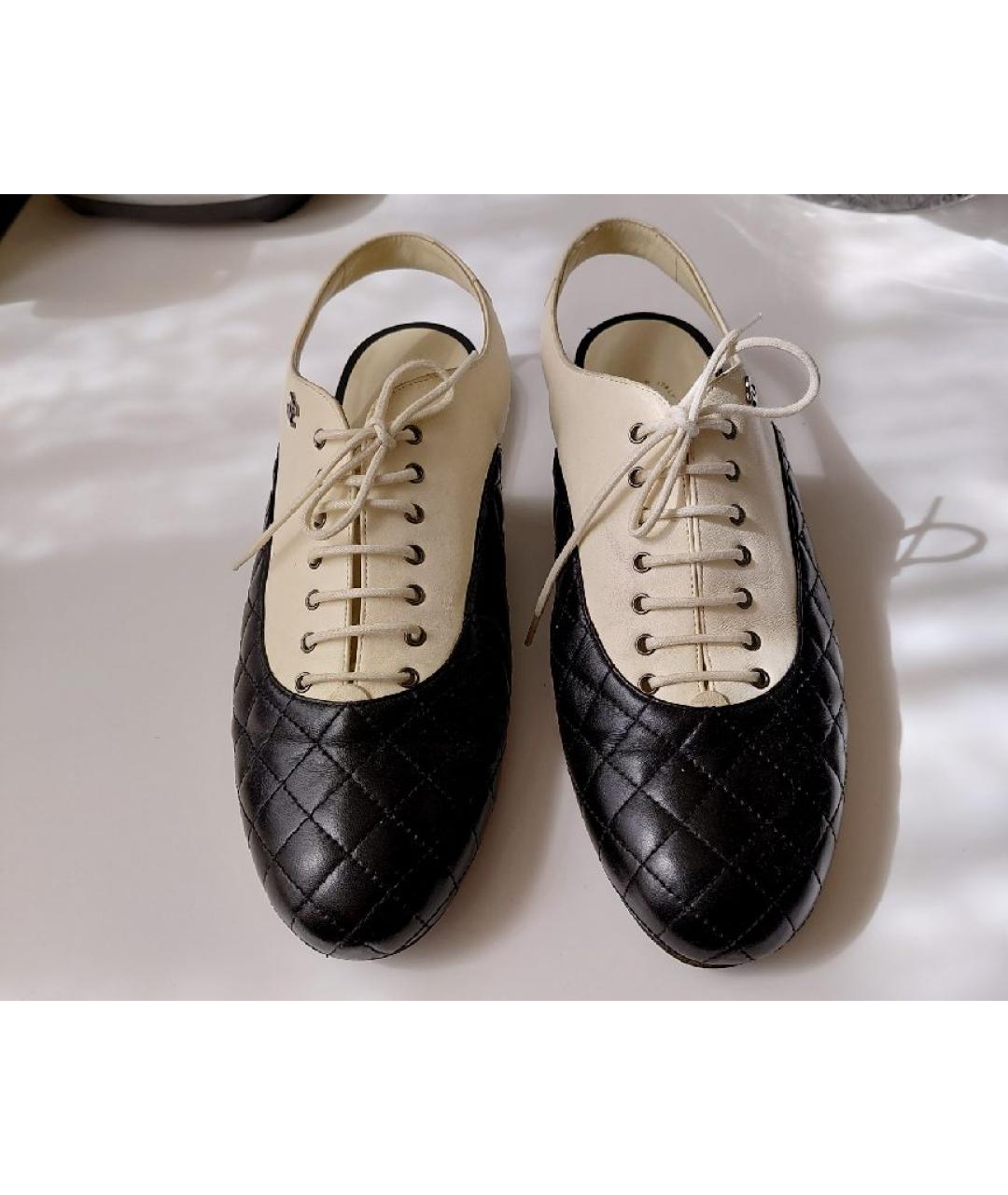 CHANEL Кожаные лоферы, фото 2