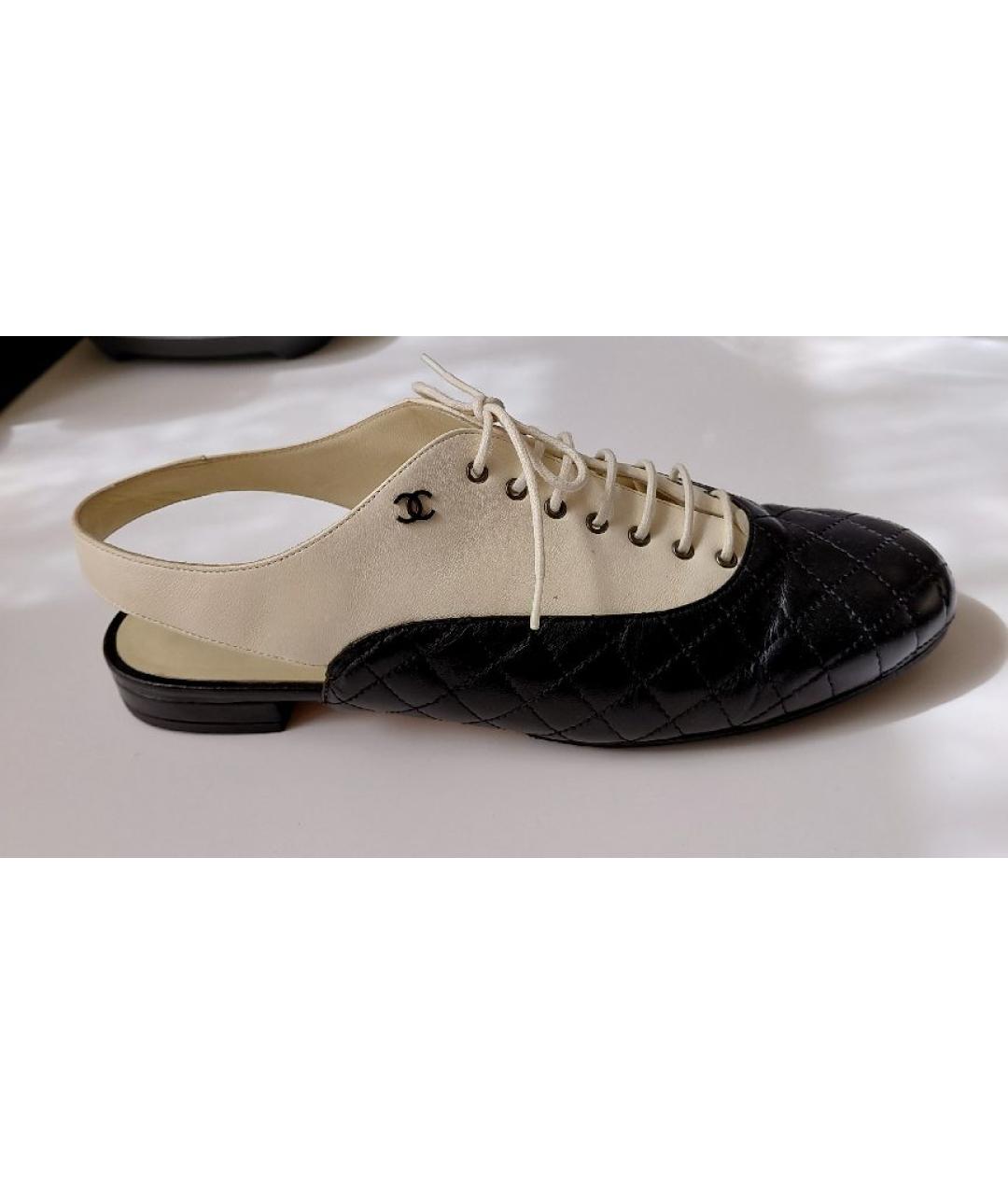 CHANEL Кожаные лоферы, фото 5