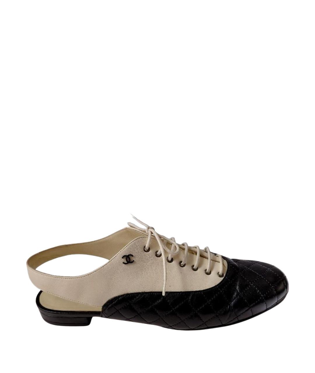 CHANEL Кожаные лоферы, фото 1