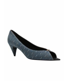 SAINT LAURENT Лодочки на низком каблуке