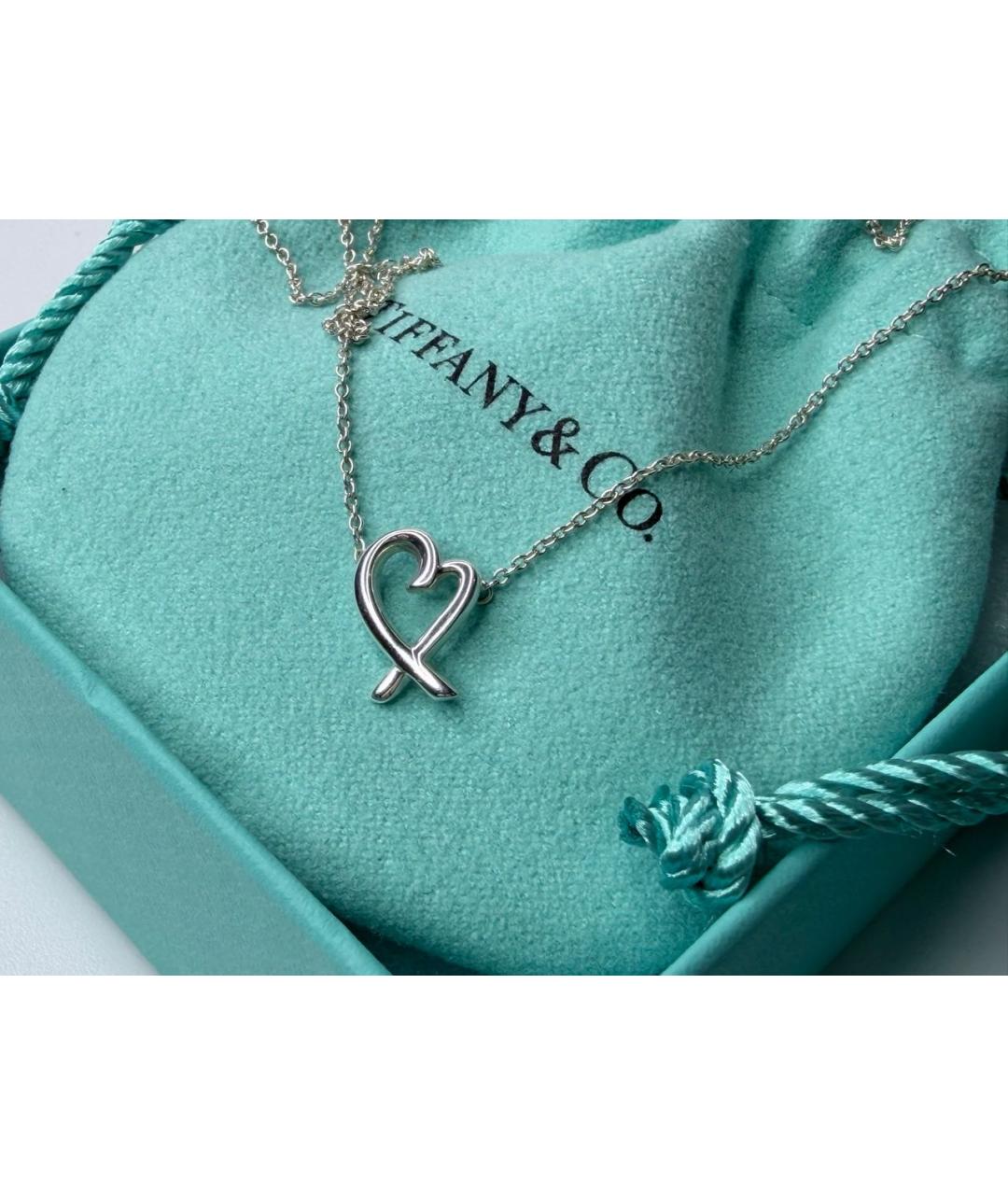 TIFFANY&CO Серебряное серебряное колье, фото 8
