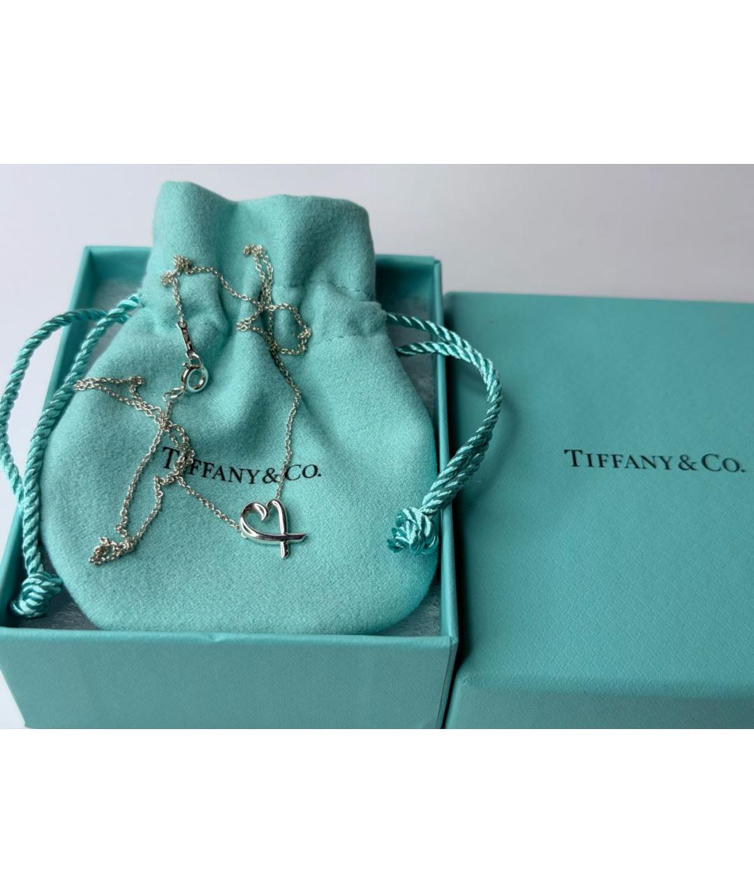 TIFFANY&CO Серебряное серебряное колье, фото 6