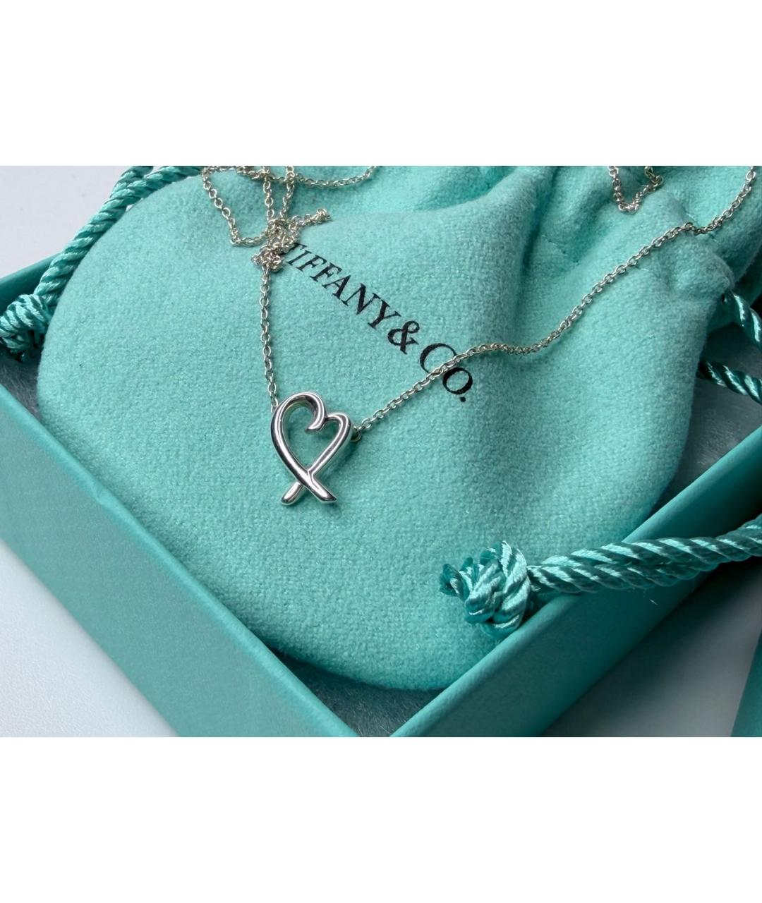 TIFFANY&CO Серебряное серебряное колье, фото 3