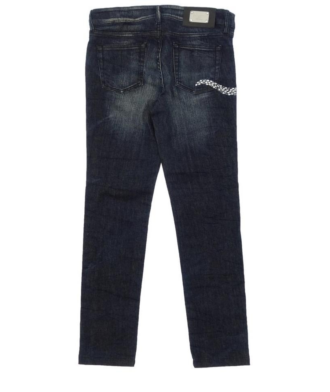 BLUGIRL Темно-синие деним детские джинсы, фото 2