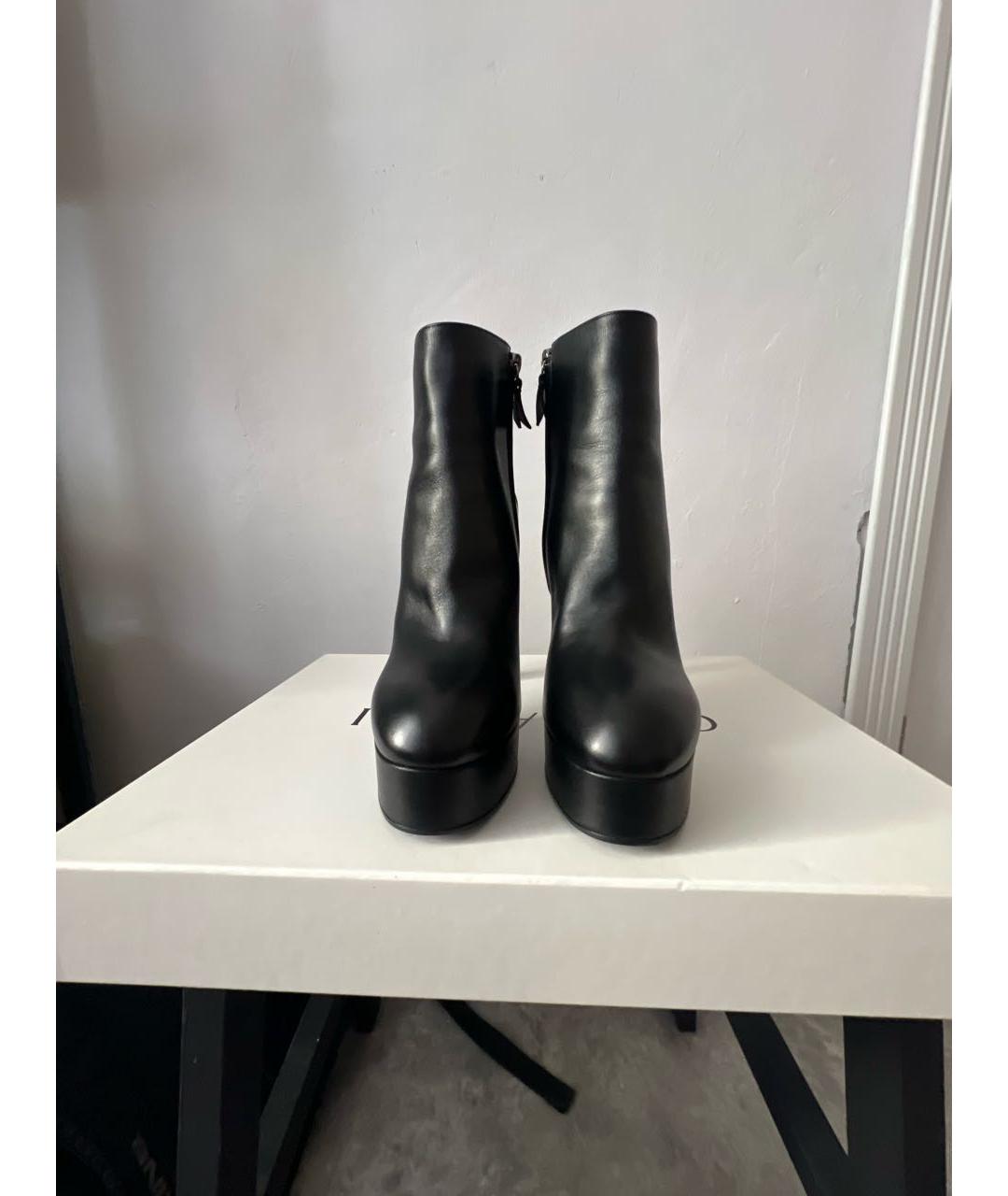 CASADEI Черные кожаные ботильоны, фото 2