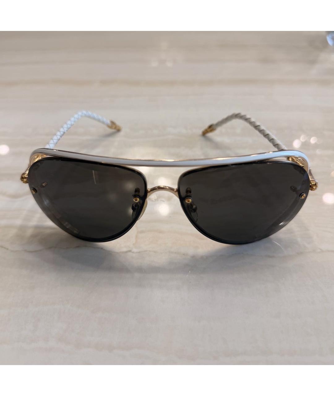 CHROME HEARTS Белые солнцезащитные очки, фото 5
