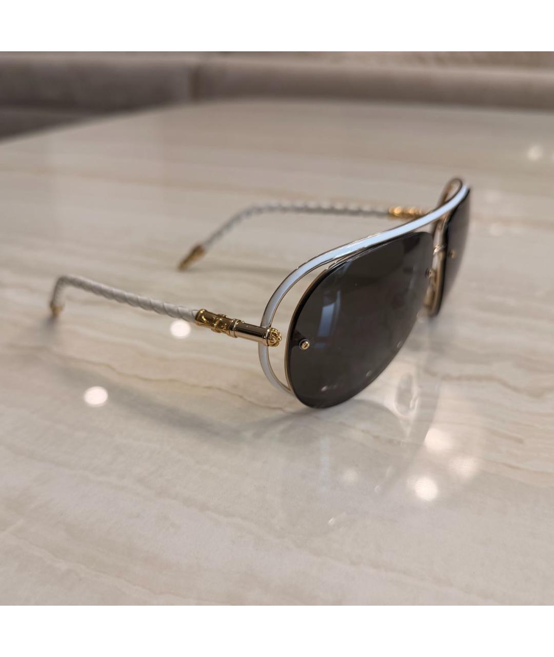 CHROME HEARTS Белые солнцезащитные очки, фото 2