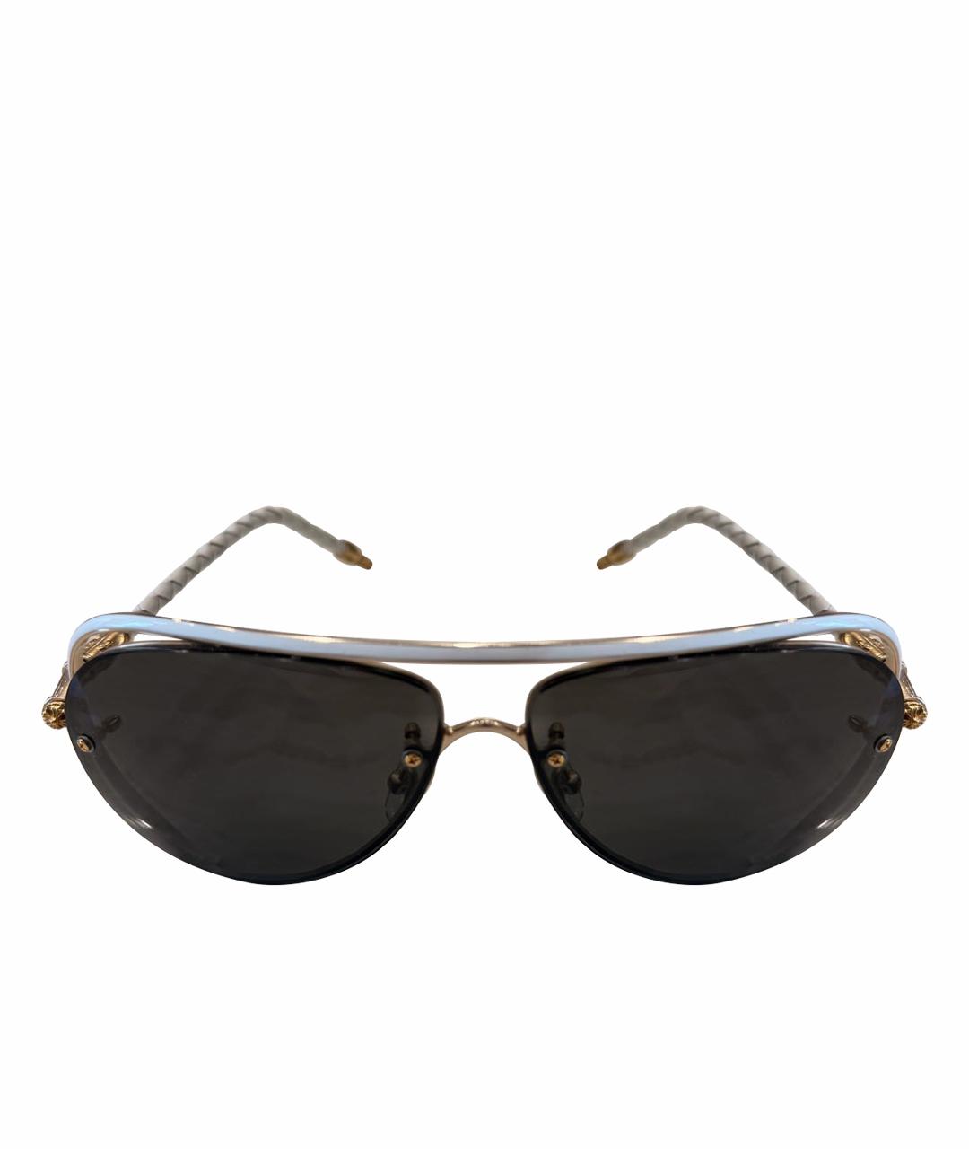 CHROME HEARTS Белые солнцезащитные очки, фото 1