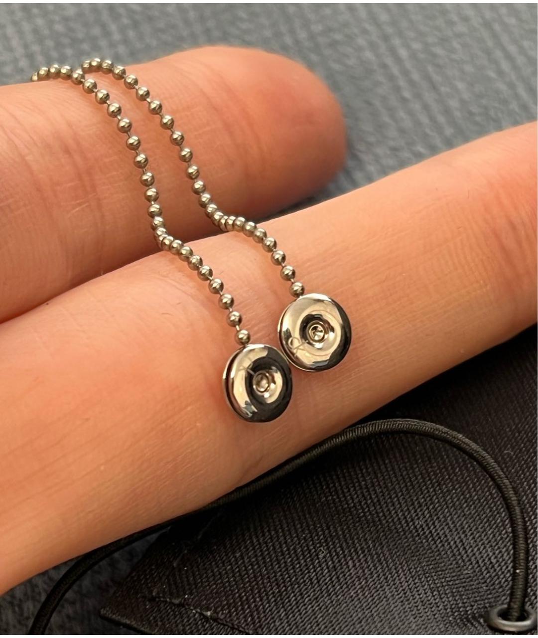 CALVIN KLEIN Серебряные металлические серьги, фото 4