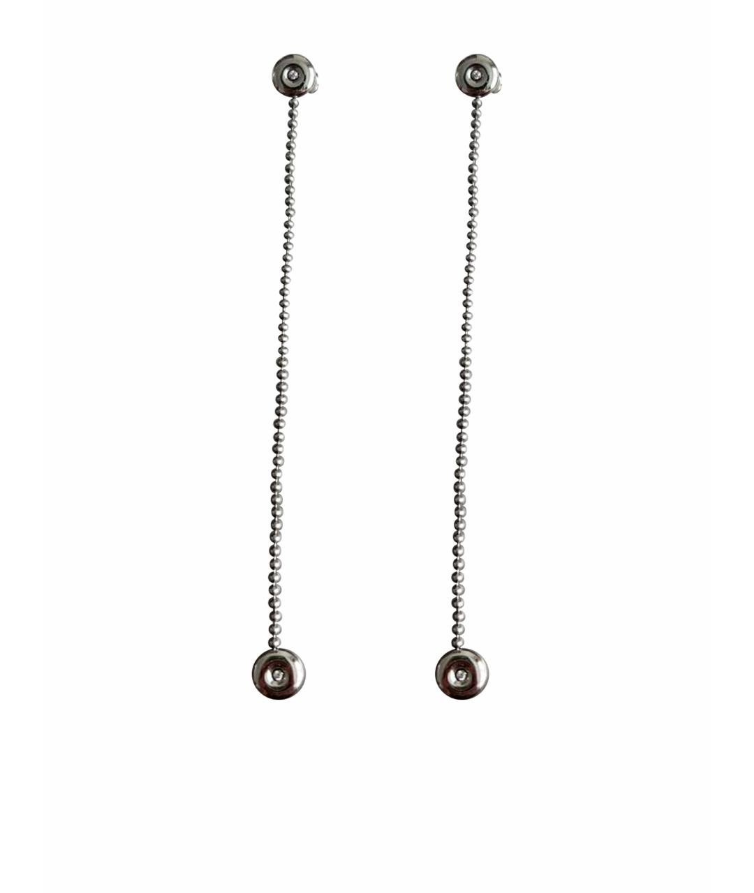 CALVIN KLEIN Серебряные металлические серьги, фото 1
