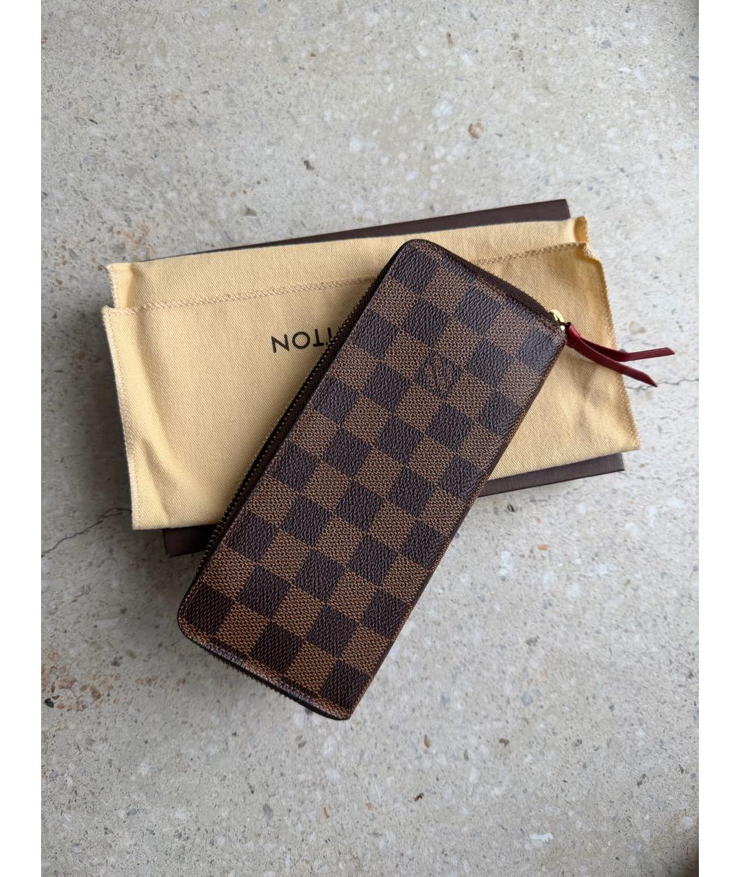 LOUIS VUITTON Коричневый кошелек, фото 2
