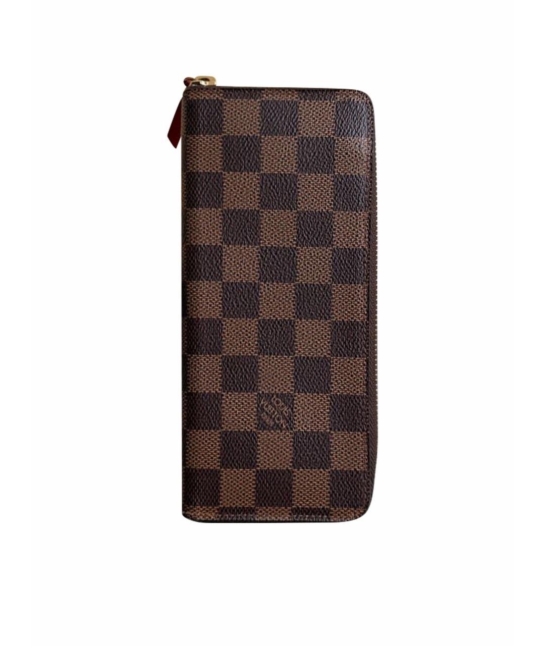 LOUIS VUITTON Коричневый кошелек, фото 1
