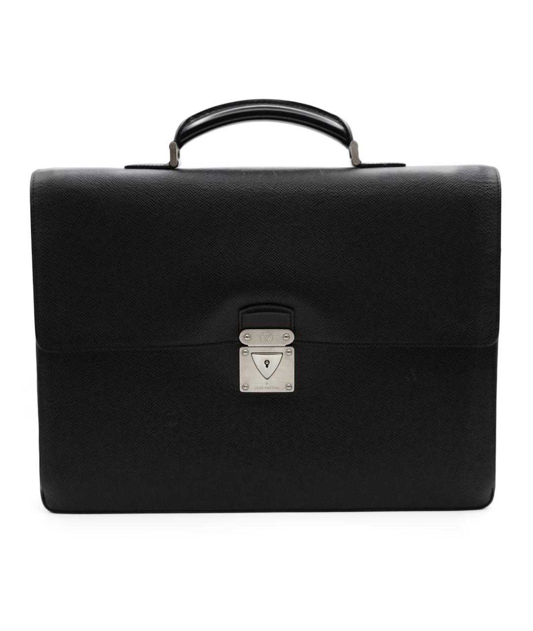 LOUIS VUITTON Серый кожаный портфель, фото 1