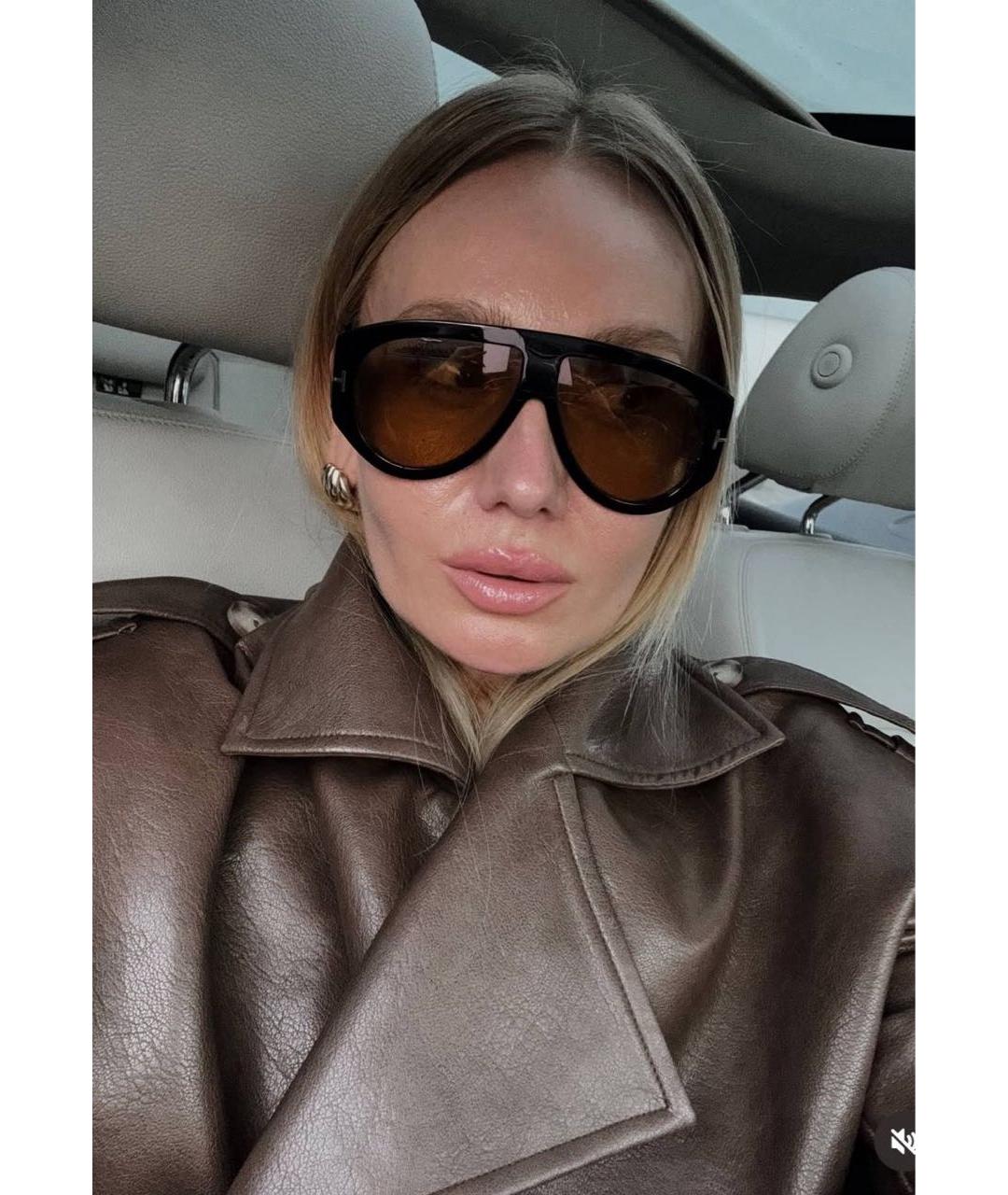 TOM FORD Черные солнцезащитные очки, фото 5