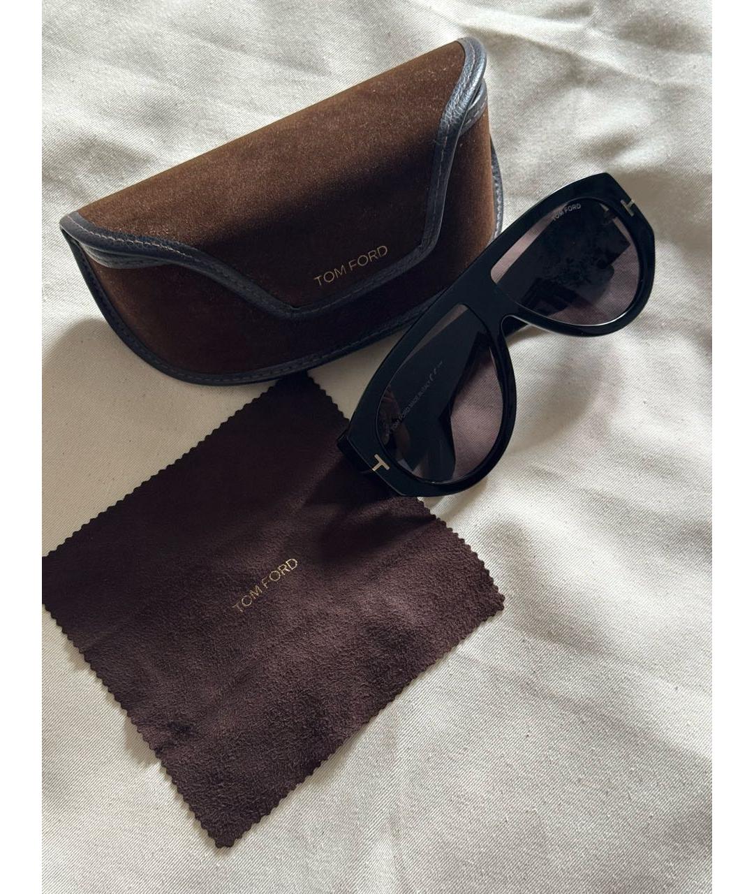 TOM FORD Черные солнцезащитные очки, фото 3