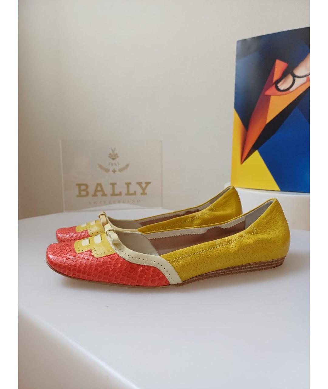 BALLY Мульти кожаные лоферы, фото 2