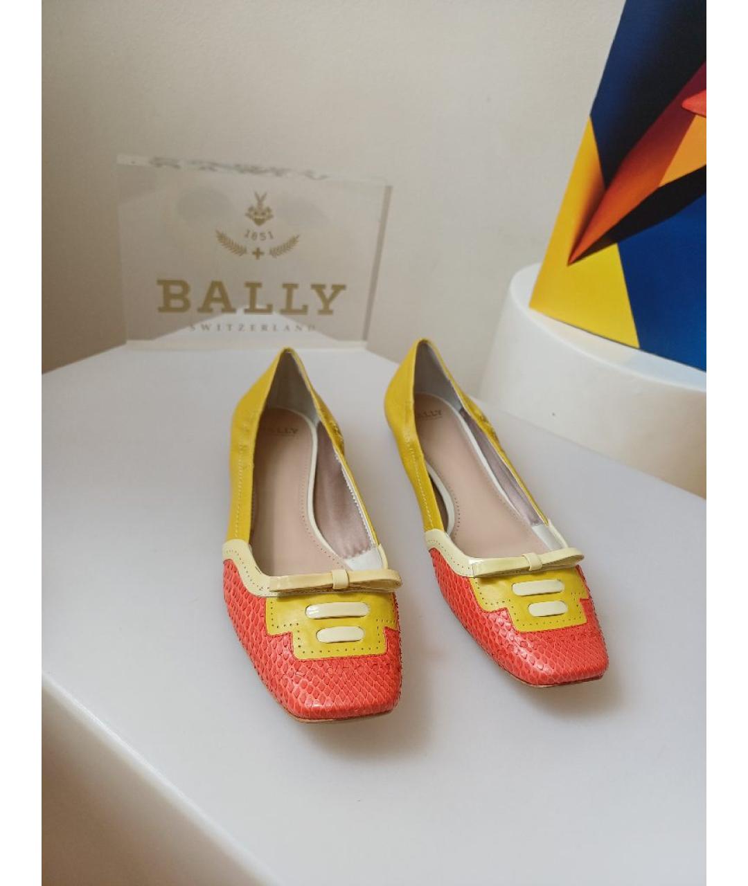 BALLY Мульти кожаные лоферы, фото 5