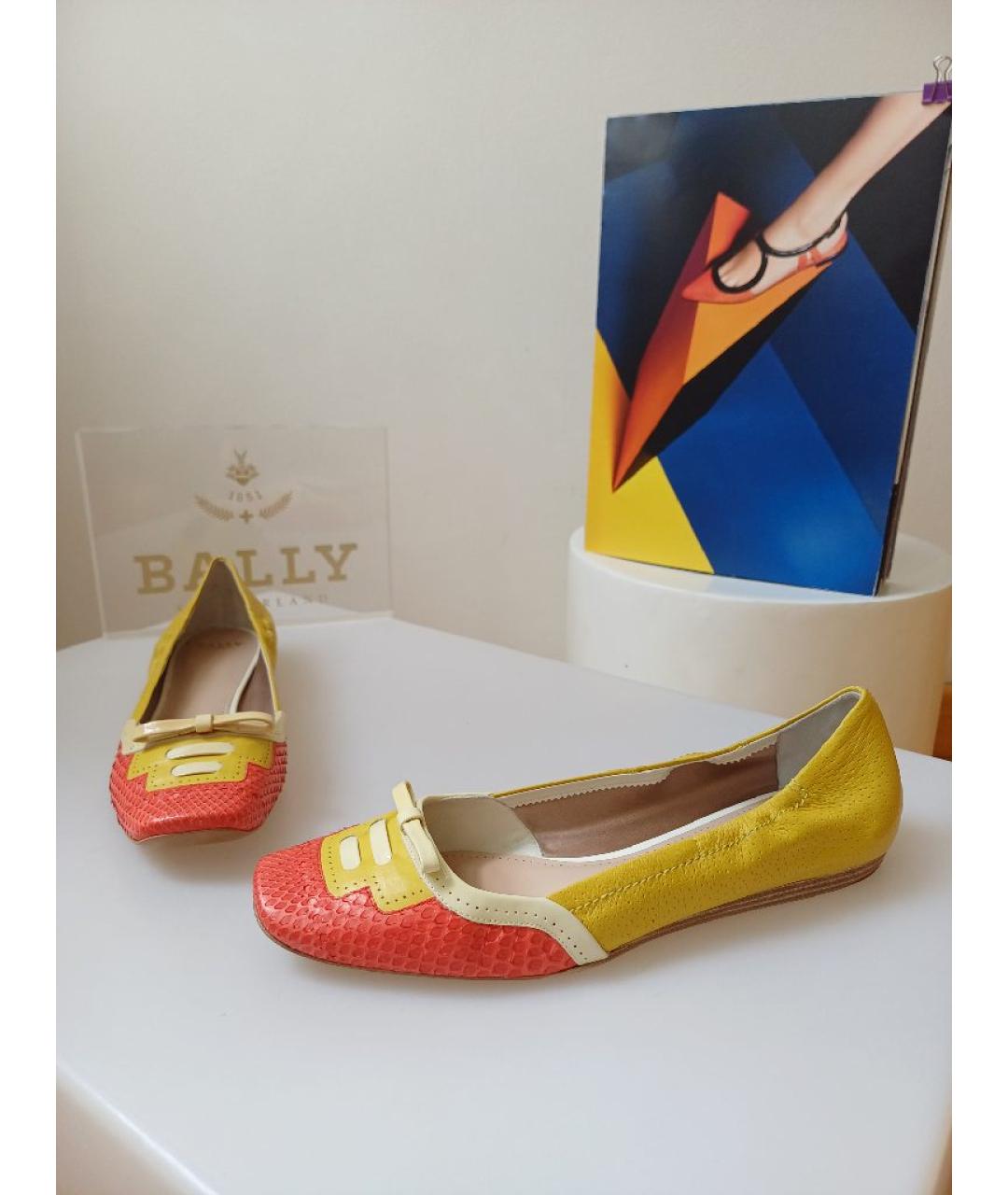 BALLY Мульти кожаные лоферы, фото 4