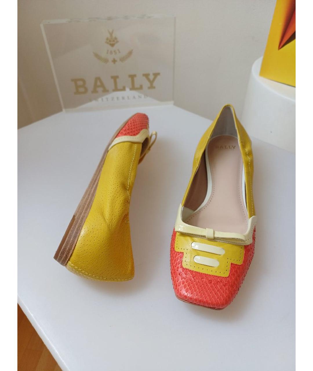 BALLY Мульти кожаные лоферы, фото 6