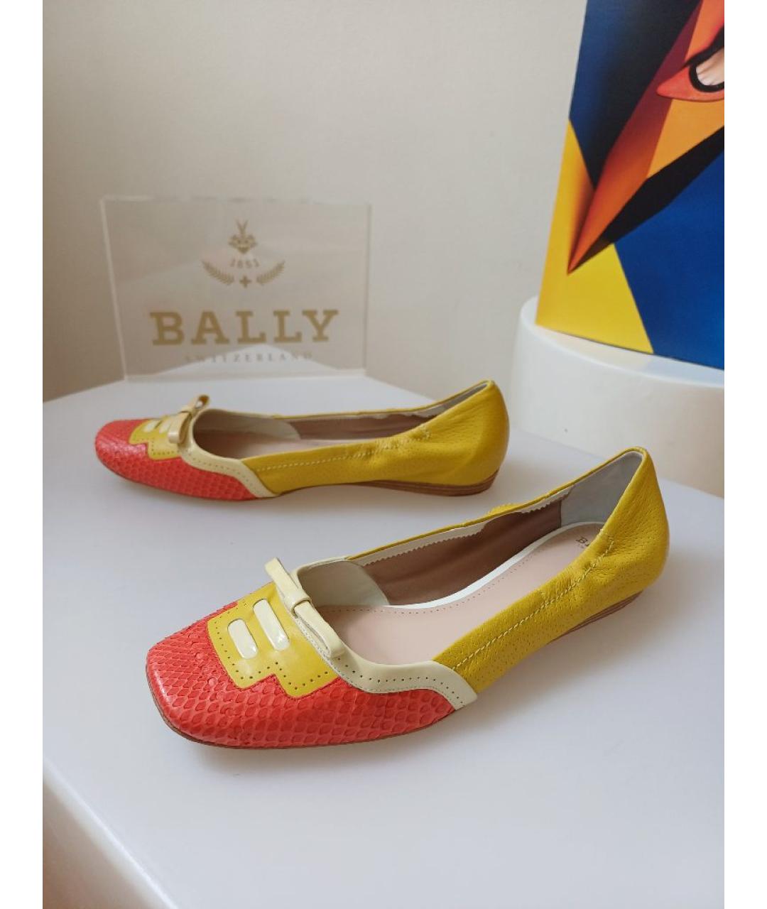 BALLY Мульти кожаные лоферы, фото 3
