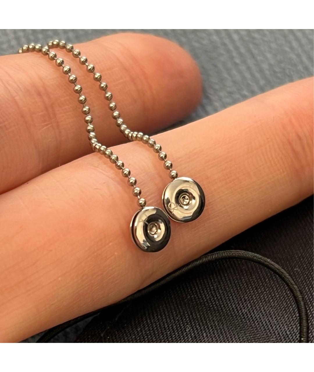 CALVIN KLEIN Серебряные металлические серьги, фото 5
