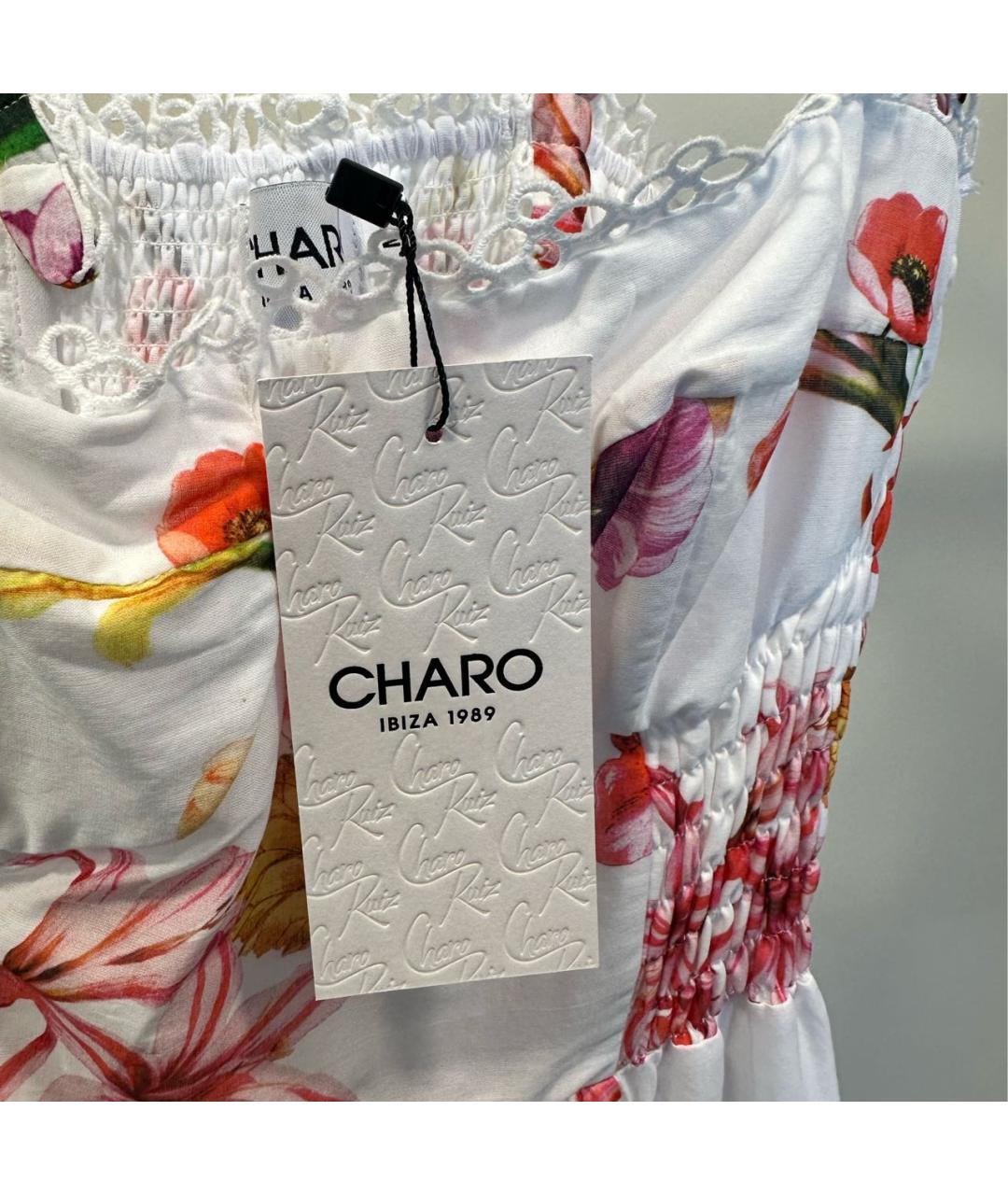 CHARO RUIZ Мульти хлопковое платье, фото 2