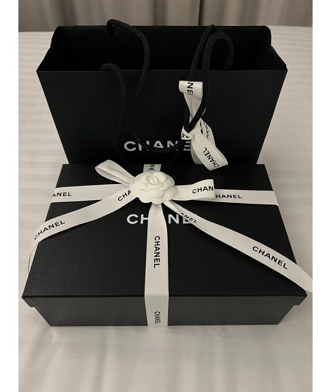CHANEL Мульти кожаные туфли, фото 8
