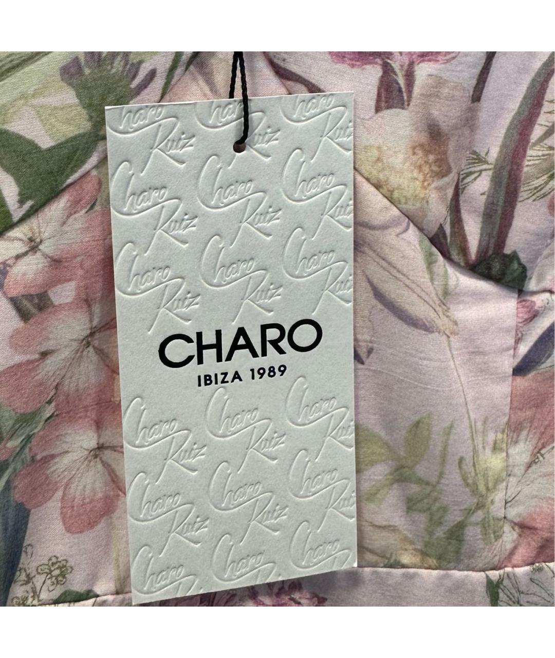 CHARO RUIZ Розовое хлопковое платье, фото 3