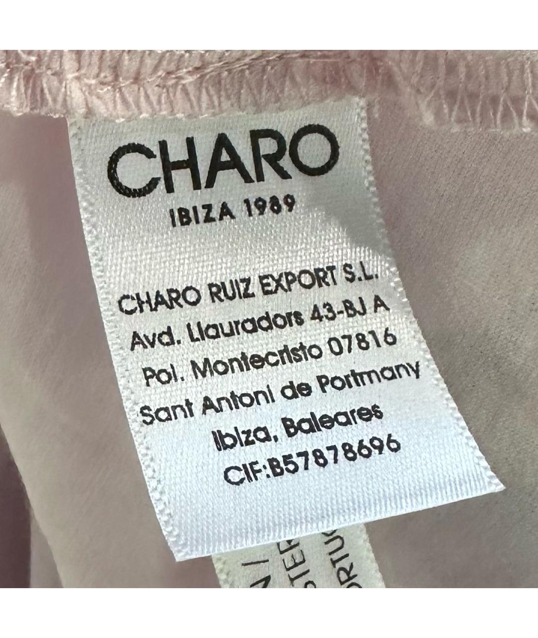 CHARO RUIZ Розовое хлопковое платье, фото 4
