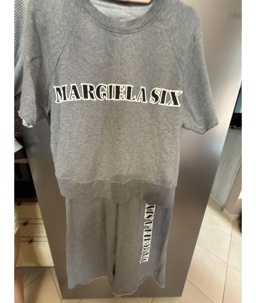 MM6 MAISON MARGIELA Серый хлопковый спортивные костюмы, фото 4