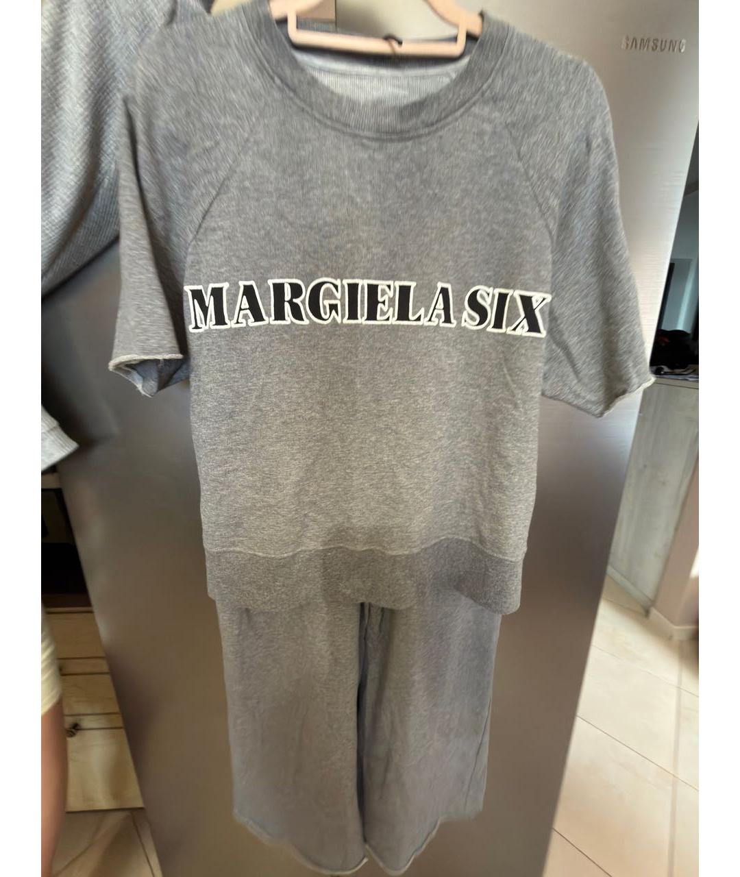MM6 MAISON MARGIELA Серый хлопковый спортивные костюмы, фото 9